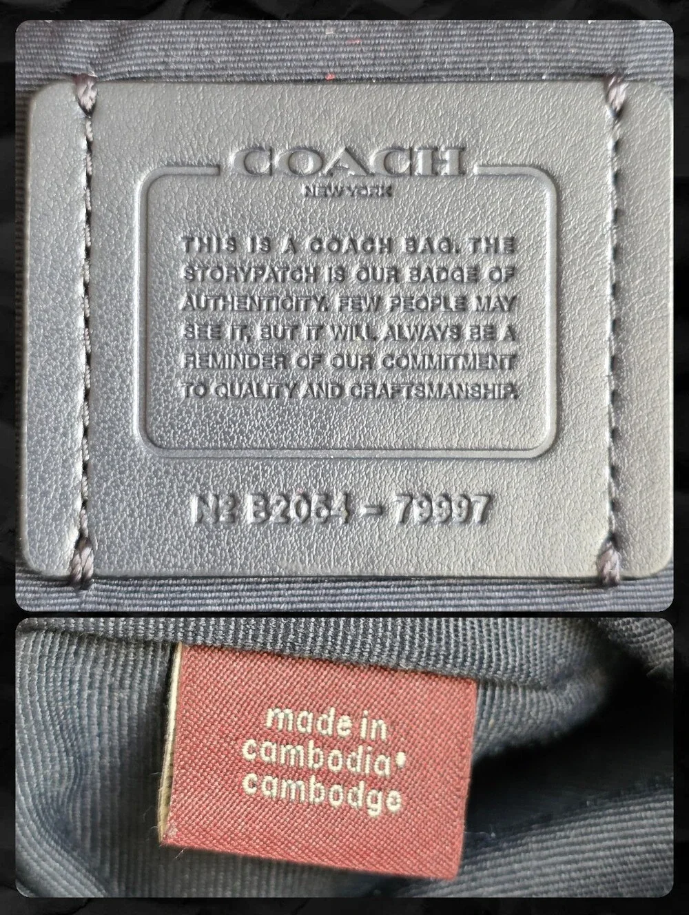 Coach 79997 Prairie Satchel Navy Blue Pebbled Leather Crossbody Bag